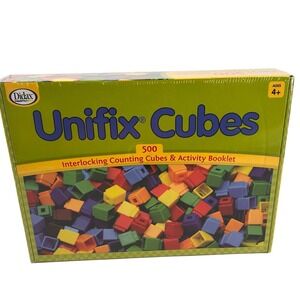 NEW Didax Unifix Cubes 500 Interlocking  Cubes Activity Book Math Education